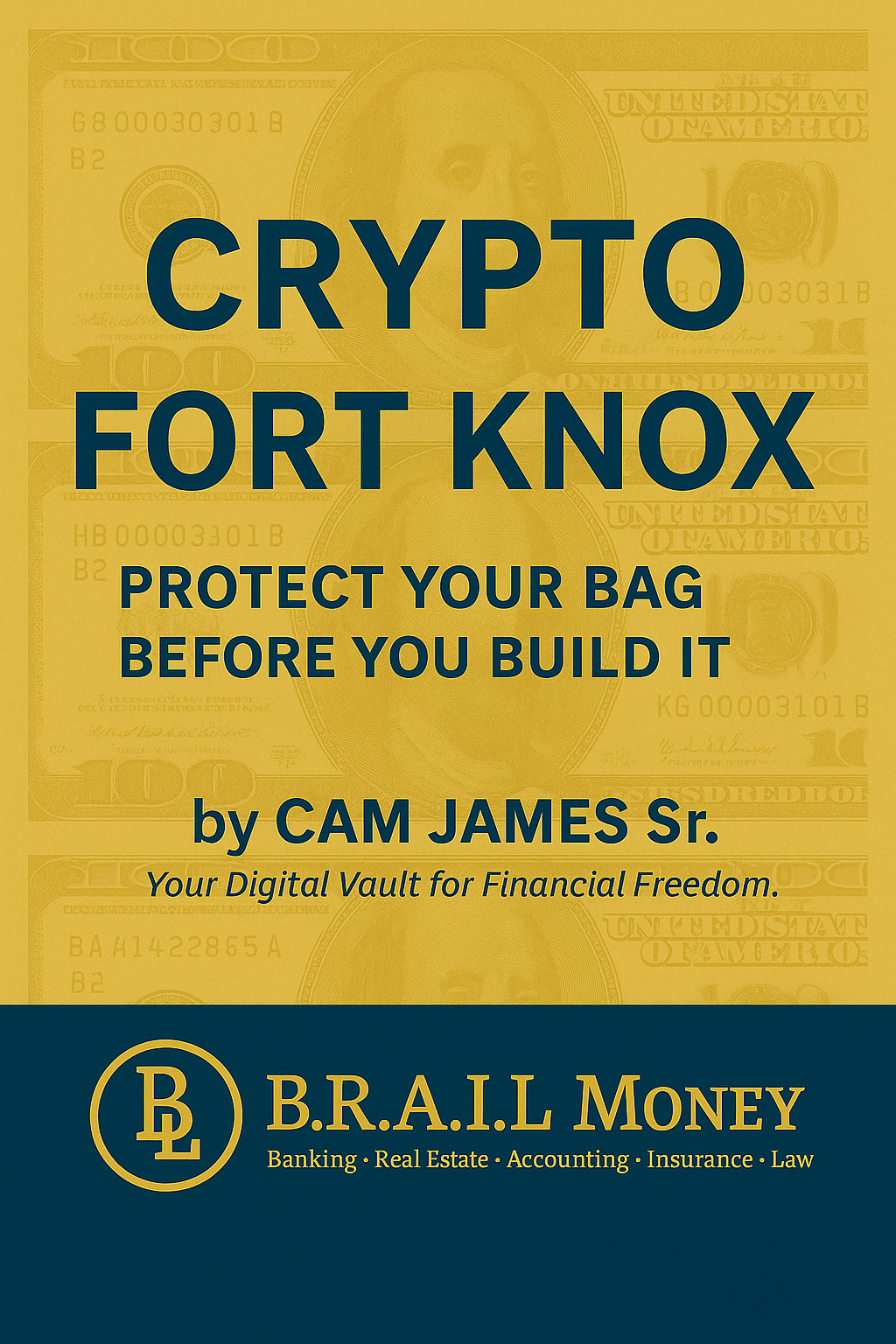 Book (1 of 3) Crypto Fort Knox: Protect Your Bag Before You Build It By Cam James Sr. — B.R.A.I.L Money Crypto Guide